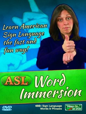 cover image of ASL Word Immersion
